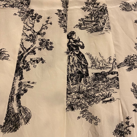 Lapis Silk Skirt - Picture 2 of 5